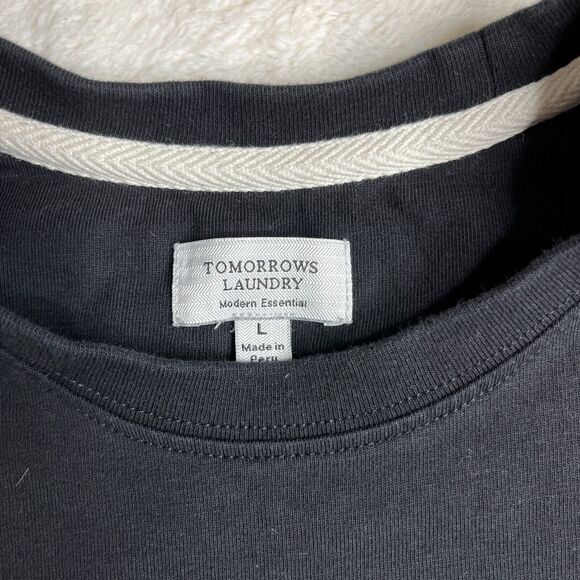 Tomorrows Laundry Shirt Size L Classic Fit black - Picture 2 of 4